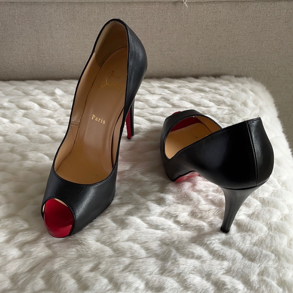 Black Christian Louboutin heels